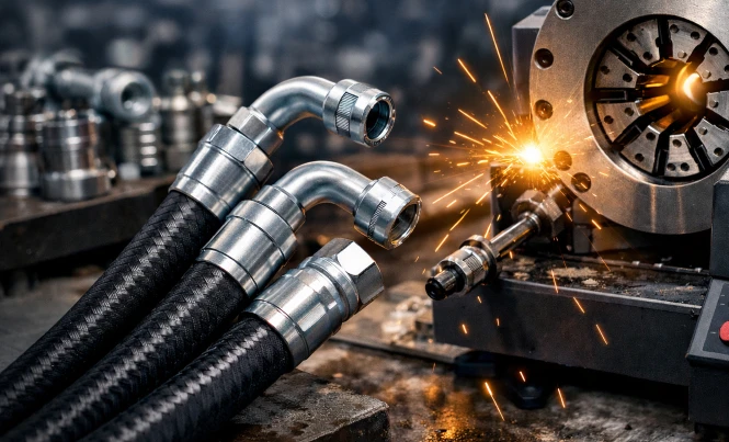 zakuwanie przewodów hydraulicznych